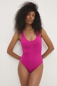 Answear Lab jednoczęściowy strój kąpielowy różowy 27303.HWK