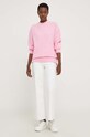 Answear Lab bluza bawełniana MC1MC2.TWK różowy WW24