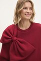 Answear Lab bluza burgundia L7040.HWK