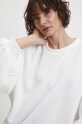 Βαμβακερή μπλούζα Answear.LAB λευκό 93880.fjs