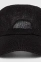 czarny Answear Lab czapka z daszkiem