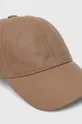 Answear Lab cappello con visiera in pelle 80% Pelle naturale, 20% Poliestere