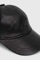 Answear Lab czapka z daszkiem skórzana 80 % Skóra naturalna, 20 % Poliester