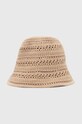 Answear Lab palarie din bumbac bumbac bej 4225.cdb