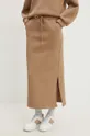 коричневый Комплект - блузка и юбка Answear Lab