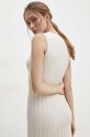 Answear Lab rochie și cardigan QQ8233.1HWK bej