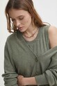 Answear Lab rochie și cardigan QQ8233.1HWK verde
