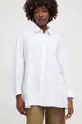 белый Хлопковая рубашка Answear Lab