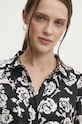 Answear Lab cămașă negru 21419yc.iw