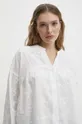 biały Answear Lab koszula bawełniana