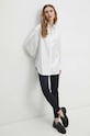 Bavlněná košile Answear.LAB 24y11679.tdb bílá WW24