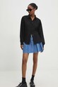 Хлопковая рубашка Answear.LAB 6768.TKK чёрный WW24