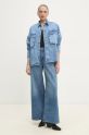 Answear Lab camasa jeans j66.th albastru WW24