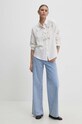 Λινό πουκάμισο Answear.LAB casual λευκό m2177.fh