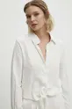 белый Рубашка со льном Answear Lab
