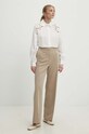 Бавовняна сорочка Answear Lab WH271.HWK білий WW24