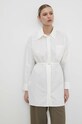 Хлопковая рубашка Answear.LAB 19583.tjs белый WW24