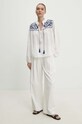 Answear Lab bluza din bumbac 6873.tjs alb WW24