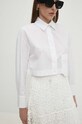 Bavlněná košile Answear.LAB 2486.ijs bílá