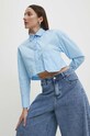 Бавовняна сорочка Answear.LAB блакитний 2486.ijs