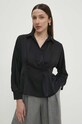 Answear Lab cămașă negru 4505.ijs