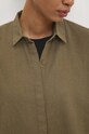Answear Lab koszula z lnem 19641.tjs zielony