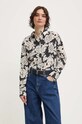 Answear Lab camasa lung negru 3079.tjs
