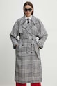 Answear.LAB kabát gyapjú keverékből 19398.TWK szürke WW24