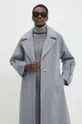γκρί Μάλλινο παλτό Answear Lab