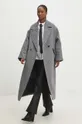 Answear Lab cappotto con aggiunta di lana nero