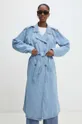 kék Answear Lab farmer trench kabát