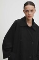 Answear Lab płaszcz 250306.tjs czarny