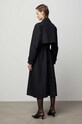 Answear Lab palton de bumbac b9311.IWK negru WW24