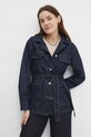 Answear Lab kurtka jeansowa sng.kud00l.tjs granatowy WW24