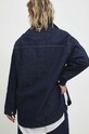 Odzież Answear Lab kurtka jeansowa fw6223.tw granatowy