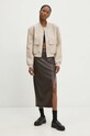 Answear Lab kurtka bomber cv2150.5.fjs beżowy WW24