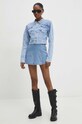 Answear Lab kurtka jeansowa RD2205.FWK niebieski WW24