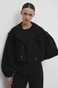 Хлопковая куртка Answear Lab чёрный