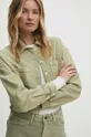zielony Answear Lab kurtka jeansowa