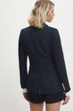 Odzież Answear Lab marynarka z domieszką wełny V287.HWK granatowy