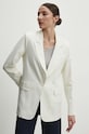 Answear Lab blazer din amestec de in v2412.fh alb WW24