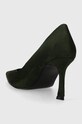 Încălțăminte Answear Lab pantofi cu toc M3671.HWK verde