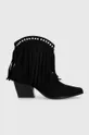μαύρο Καουμπόικες μπότες Answear Lab Γυναικεία