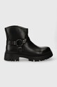 Answear Lab botine pana la 5 cm negru AX239.HWK
