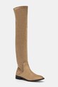 Vysoké čižmy Answear.LAB textilný béžová M2666.HWK