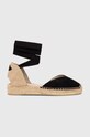 Espadrilky Answear.LAB textilný čierna M4315.HWK