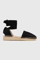 Answear Lab espadryle tekstylny czarny M4321.HWK