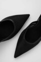 Answear Lab pantofi cu toc negru M4158.HWK