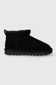 crna Čizme za snijeg od brušene kože Answear Lab Ženski