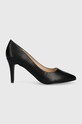 Answear Lab pantofi cu toc subțire negru 39446.2.HWK